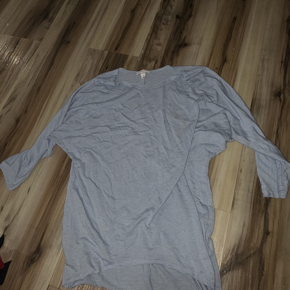 Charming Charlie Light Blue Long Sleeve Top